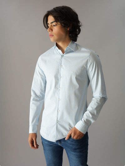 calvin klein rayas hombre camisa|More.